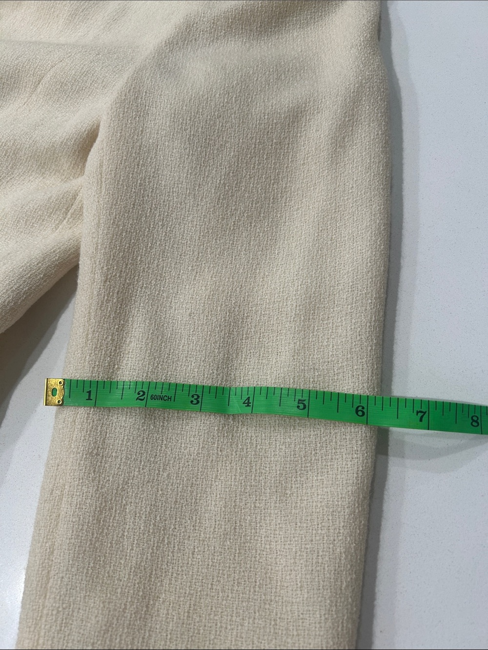 Herbert Grossman Vintage-Inspired Cream Bouclé Jacket with Gold Buttons - Picture 13 of 16